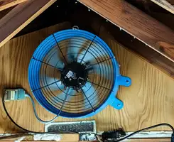 attic fan services with installed attic ventilation fan system in Memphis, TN